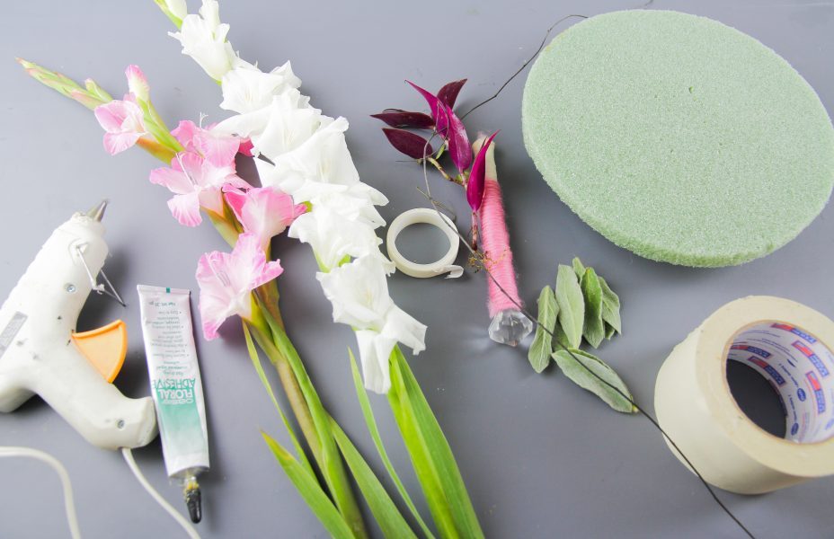 Glamelia, a composite bouquet. Learn. DIY. Step by step glamelia.