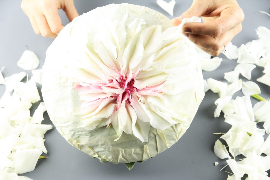 Glamelia, a composite bouquet. Learn. DIY. Step by step glamelia.